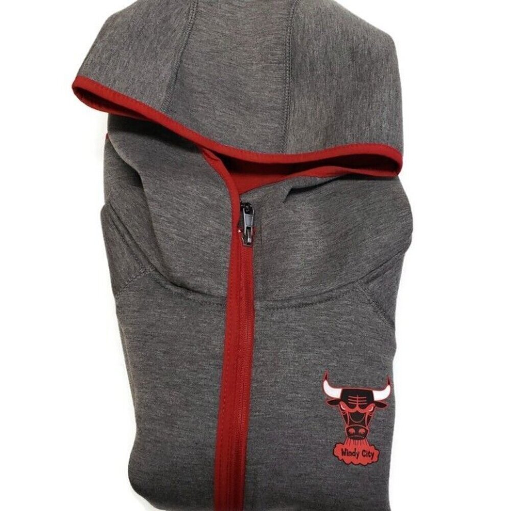 NBA Chicago Bulls Drop Kick Jacket Womens Small Touch by Alyssa Milano Grey - Picture 9 of 9